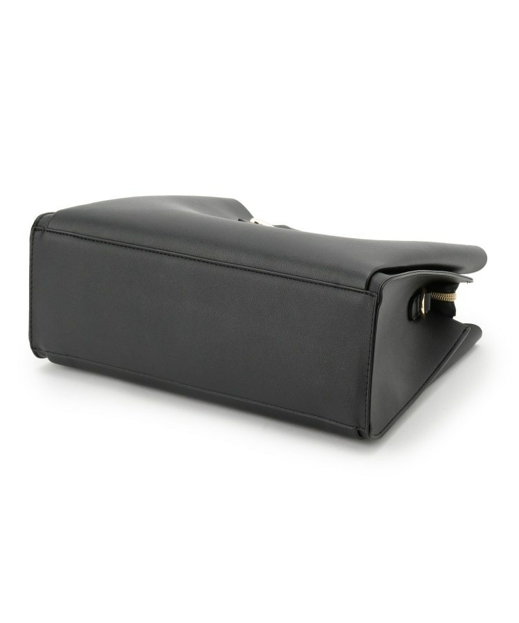 一枚革風三層トートバッグ13