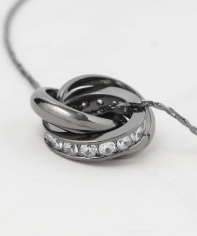 【2WAY】キラキラリングネックレス5