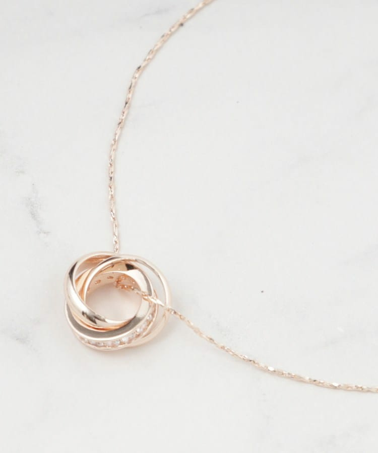 【2WAY】キラキラリングネックレス1