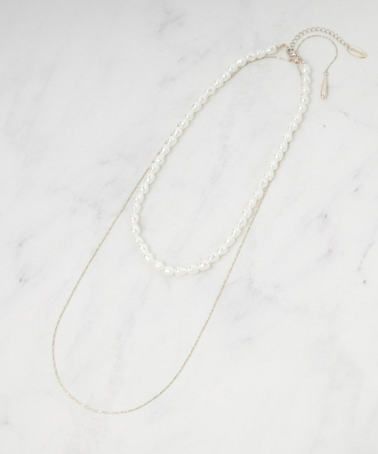 【3WAY】フェイクパールネックレス