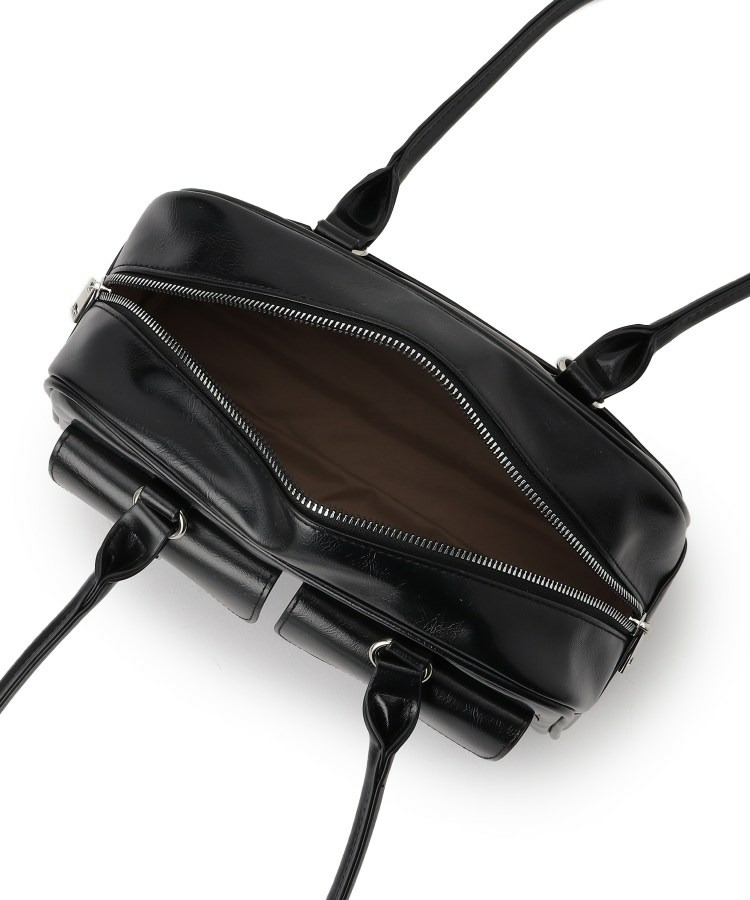 フラップポケット横長ボストンバッグ12