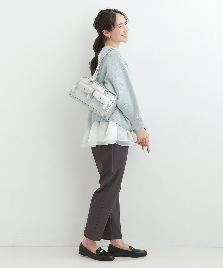 フラップポケット横長ボストンバッグ5