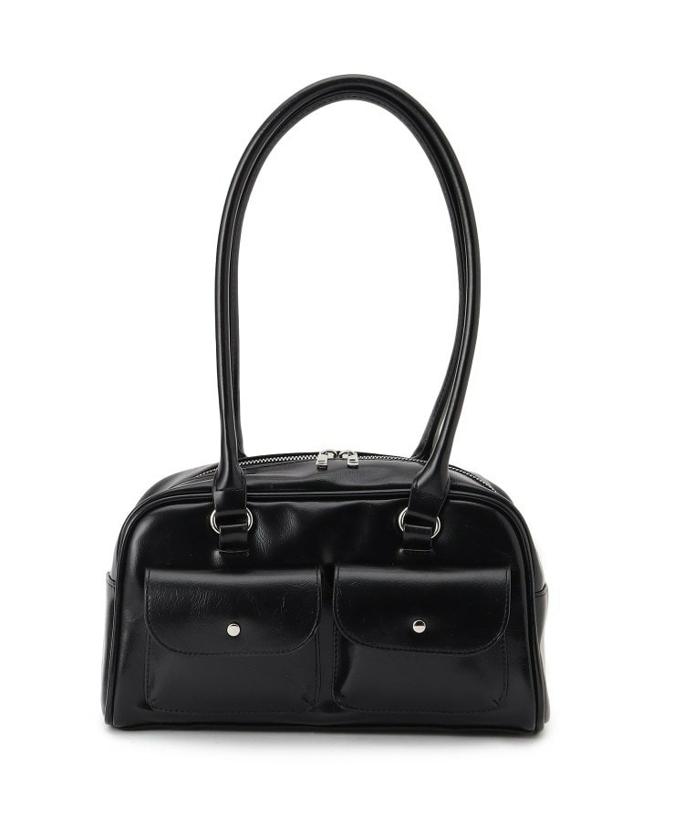 フラップポケット横長ボストンバッグ6