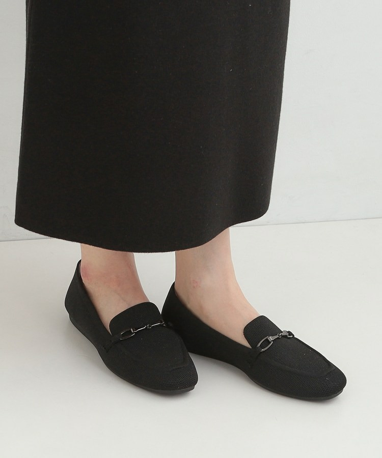 【洗える】ニットローファー1