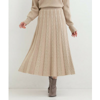 【洗濯機可/セットアップ可／S-LL】新色追加 女性らしさ際立つ もちもちニットスカート