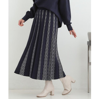 【洗濯機可/セットアップ可／S-LL】新色追加 女性らしさ際立つ もちもちニットスカート