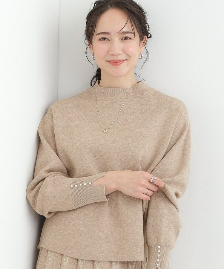 【セットアップ可/S－LL】新色追加 インせず着られる 洗えるもちもち裾ラウンドニット