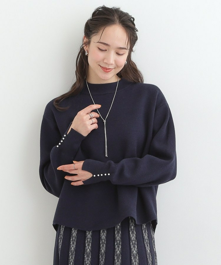 【セットアップ可/S-LL】新色追加 インせず着られる 洗えるもちもち裾ラウンドニット10