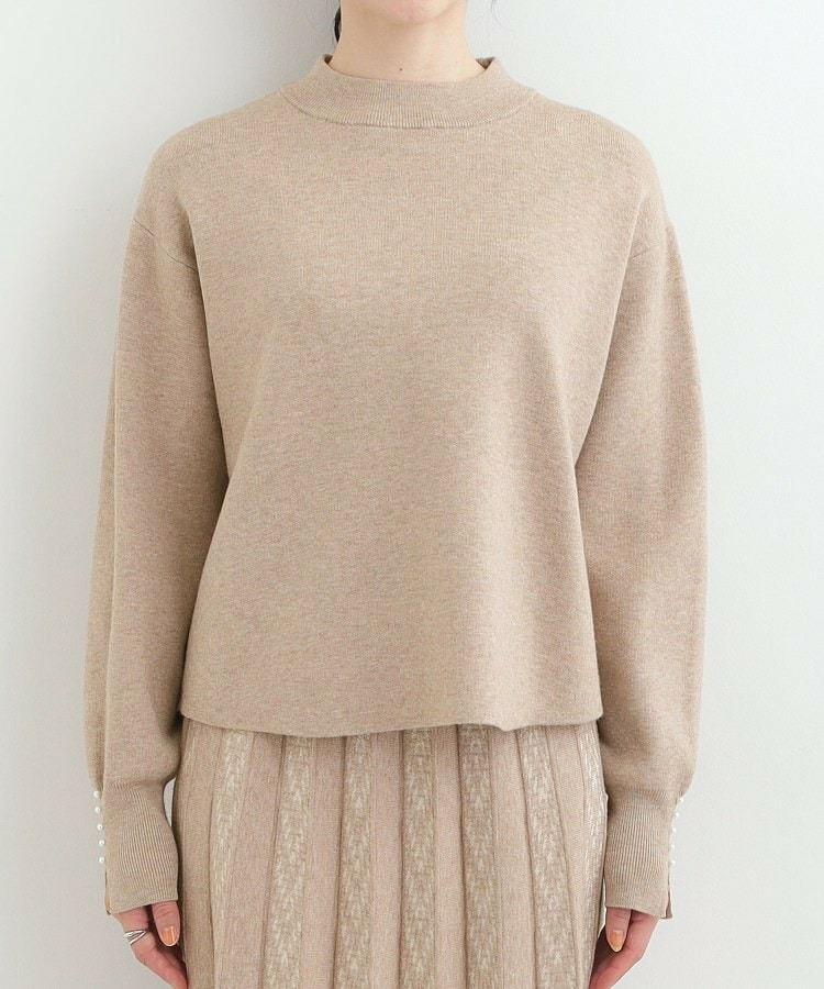 【セットアップ可/S-LL】新色追加 インせず着られる 洗えるもちもち裾ラウンドニット14