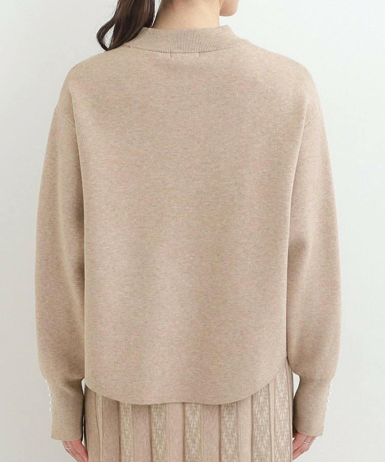 【セットアップ可/S-LL】新色追加 インせず着られる 洗えるもちもち裾ラウンドニット16