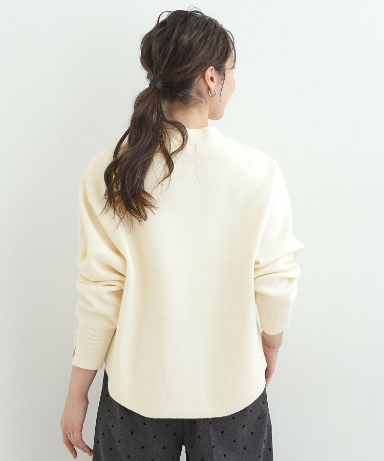 【セットアップ可/S-LL】新色追加 インせず着られる 洗えるもちもち裾ラウンドニット3