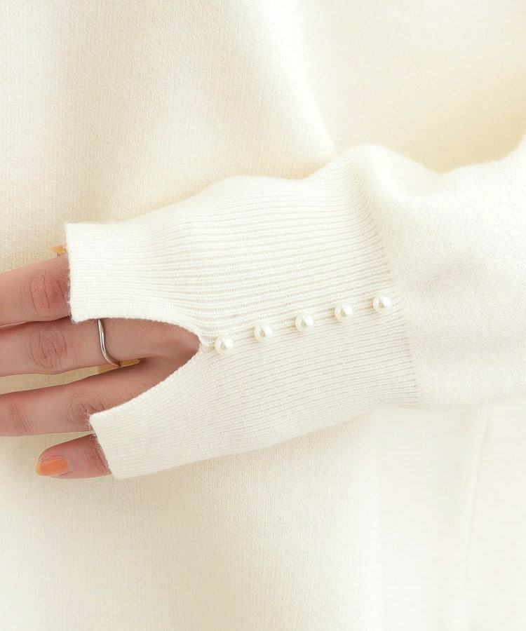 【セットアップ可/S-LL】新色追加 インせず着られる 洗えるもちもち裾ラウンドニット5