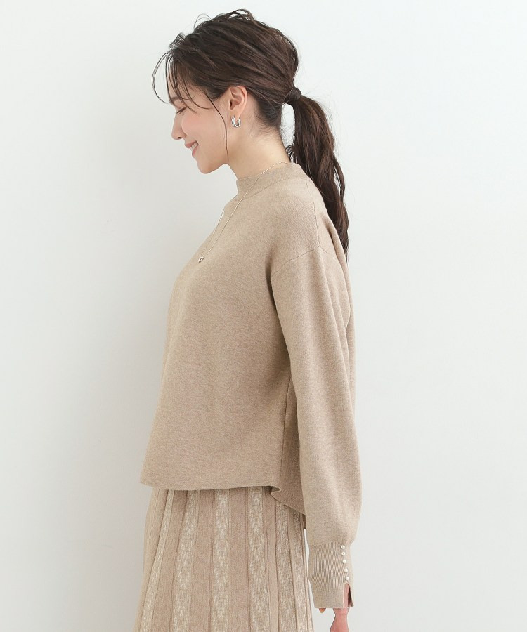 【セットアップ可/S-LL】新色追加 インせず着られる 洗えるもちもち裾ラウンドニット7