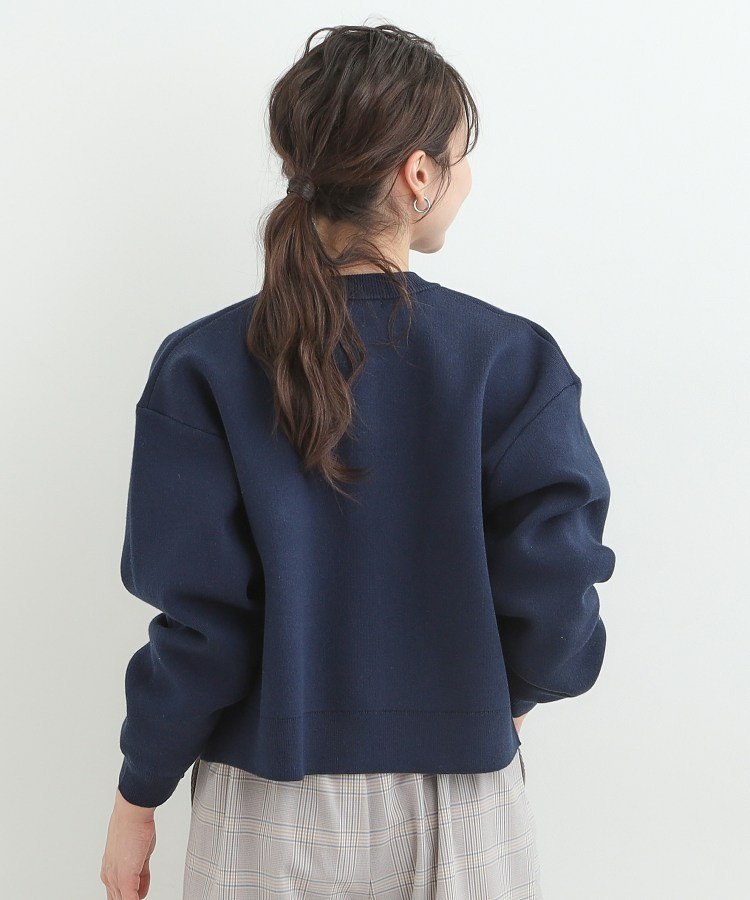 金ボタンがアクセント ニットジャケット11