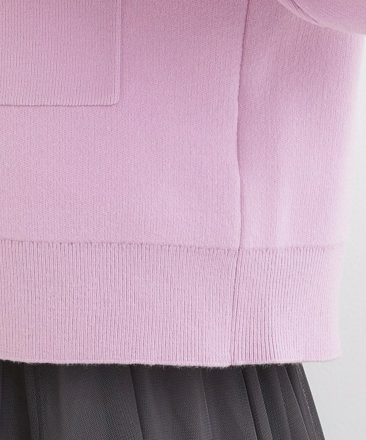 金ボタンがアクセント ニットジャケット20