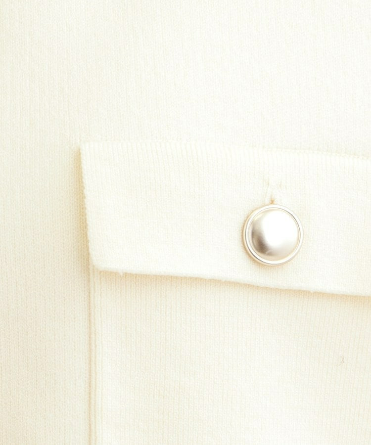 金ボタンがアクセント ニットジャケット5