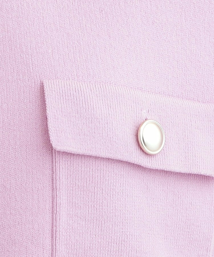 金ボタンがアクセント ニットジャケット9