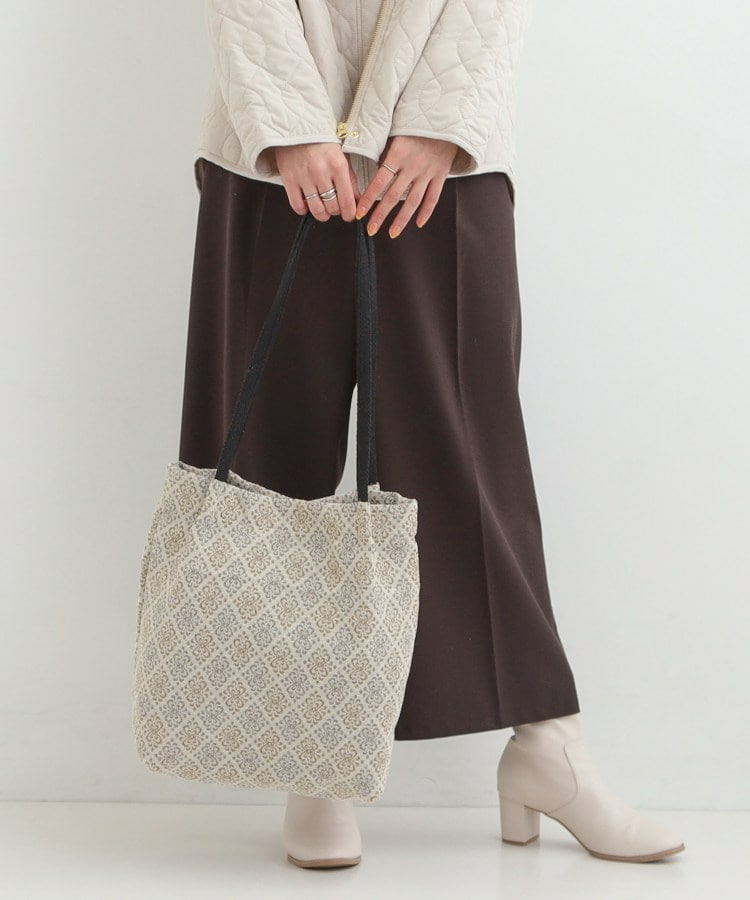 【インド製】ジャカードトートバッグ4