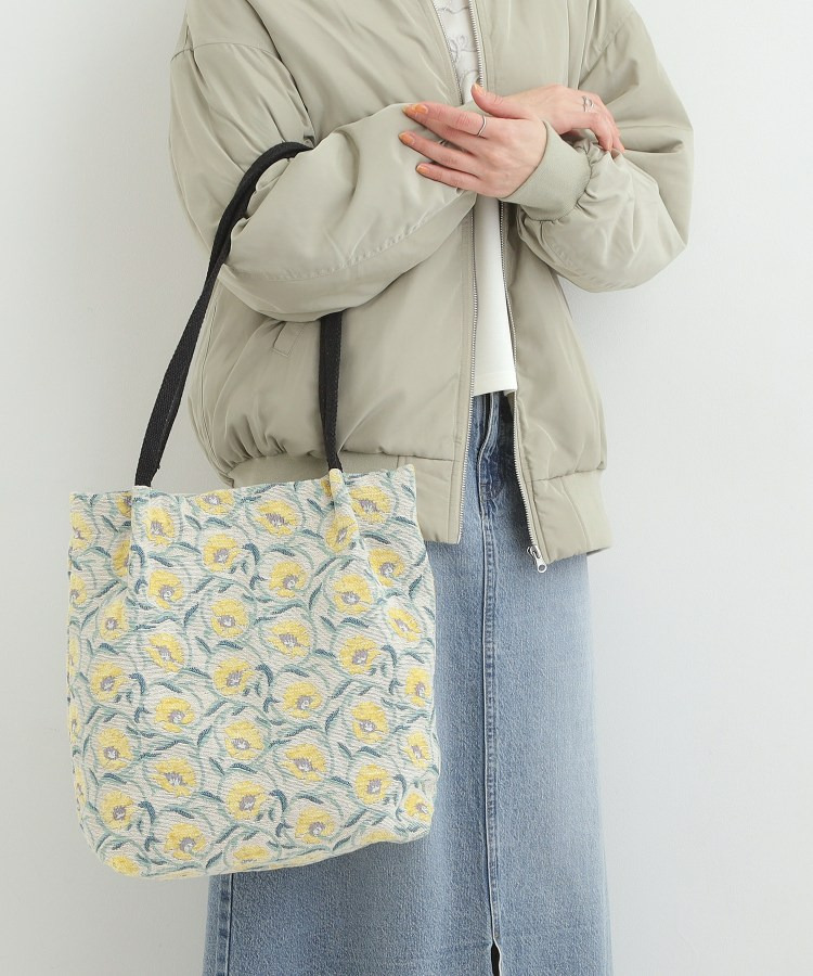 【インド製】ジャカードトートバッグ1