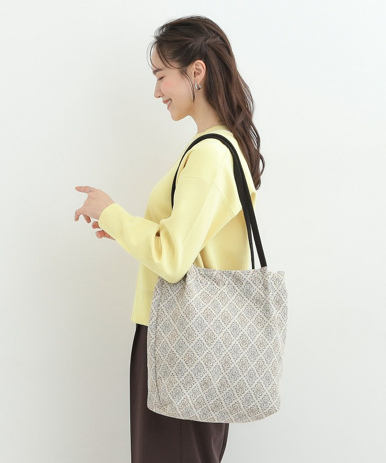 【インド製】ジャカードトートバッグ1