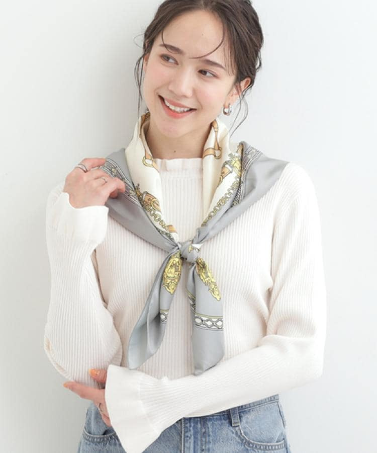 大判プリントスカーフ（88×88cm）