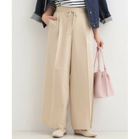 【着丈選べる/S-LL】センタープレスできちんと見え イージーワイドパンツ