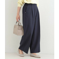 【洗濯機可/セットアップ可/SS-LL/UV】脚のラインをきれいに見せる ワイドパンツ