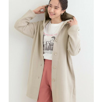 【洗濯機可/S-LL】体型をカバーしながらスマートに魅せる。ストライプジャカード コーディガン