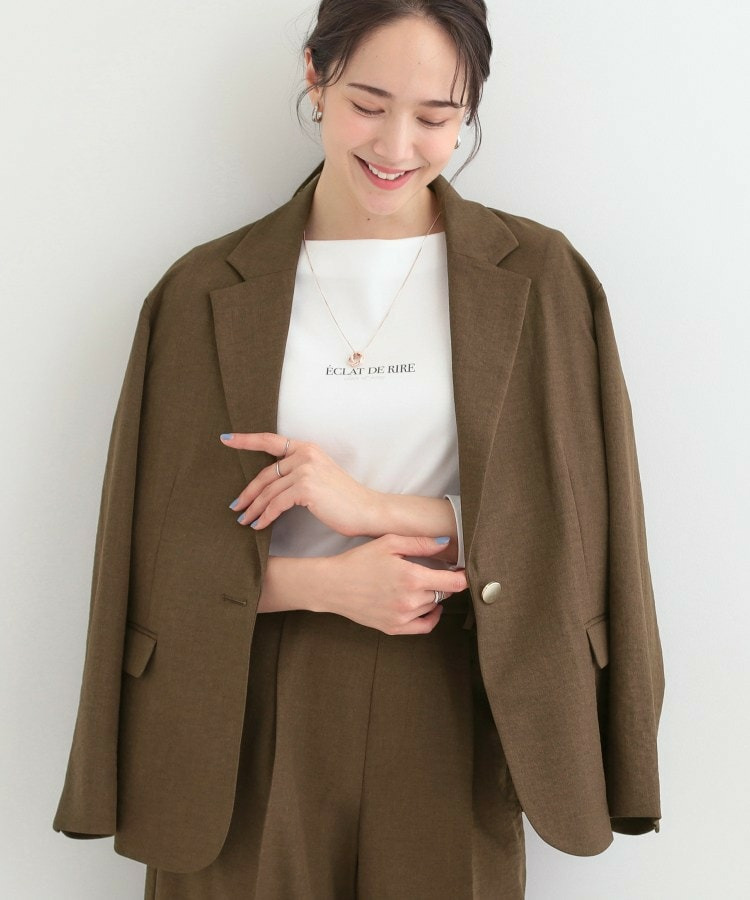 【S-LL/セットアップ可/イージーケア/UV】オンにもオフにも シングルジャケット