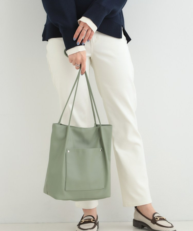 つまみハンドルトートバッグ