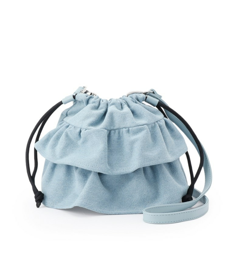 デニム巾着ショルダーバッグ7