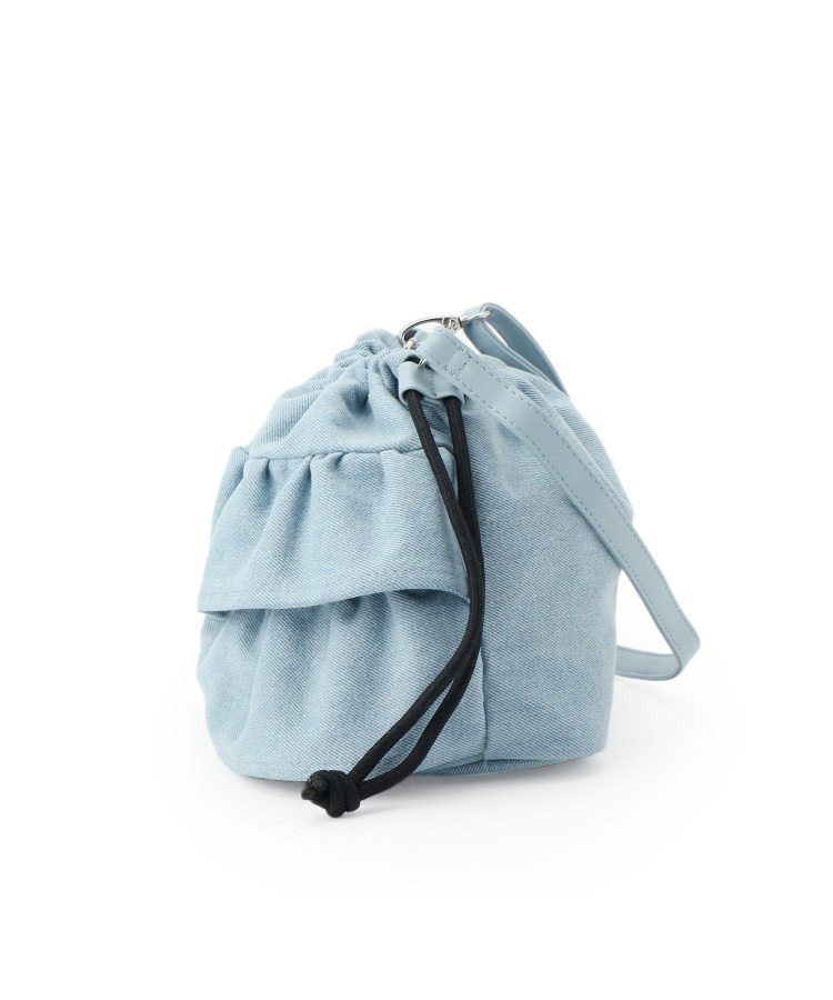 デニム巾着ショルダーバッグ8