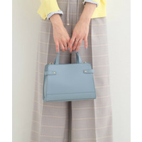 【2WAY】サイドベルトが上品 ミニトートバッグ