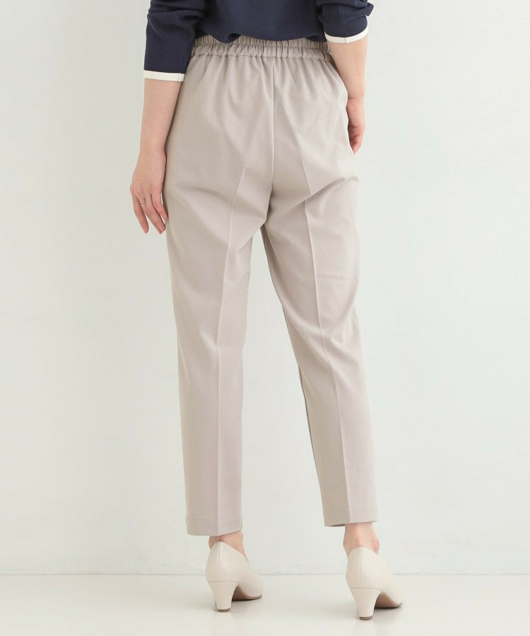 【洗濯機可/S-LL】ベルト風デザインがアクセント きれい見えテーパードパンツ11