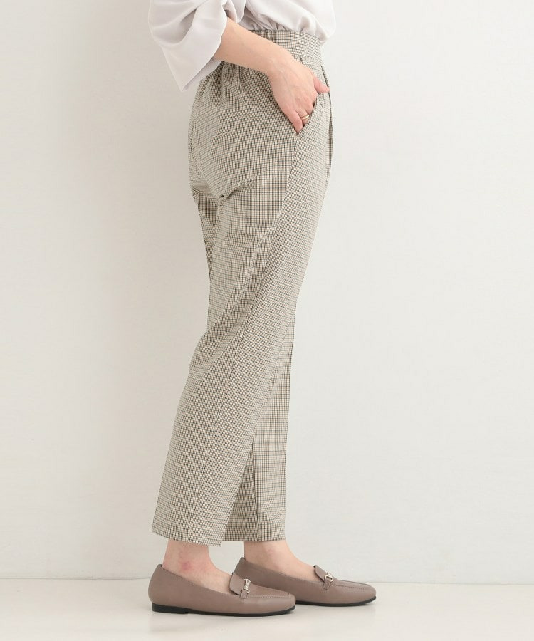 【洗濯機可/S-LL】ベルト風デザインがアクセント きれい見えテーパードパンツ15