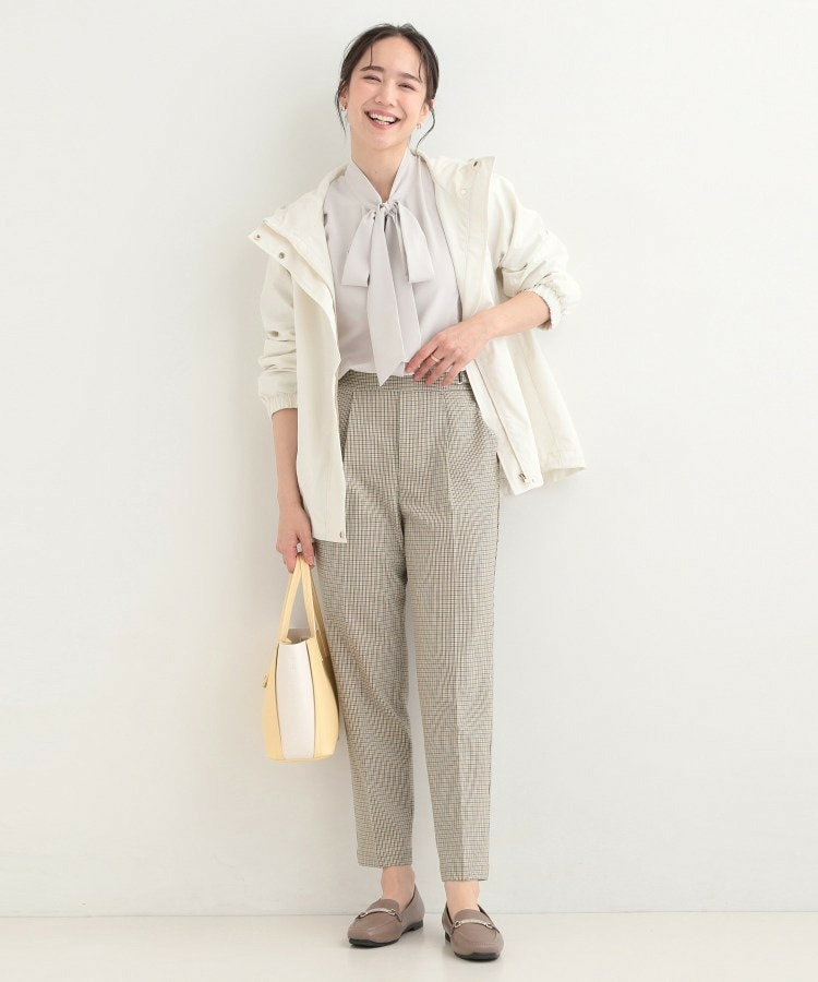 【洗濯機可/S-LL】ベルト風デザインがアクセント きれい見えテーパードパンツ16