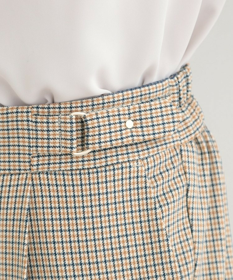 【洗濯機可/S-LL】ベルト風デザインがアクセント きれい見えテーパードパンツ22