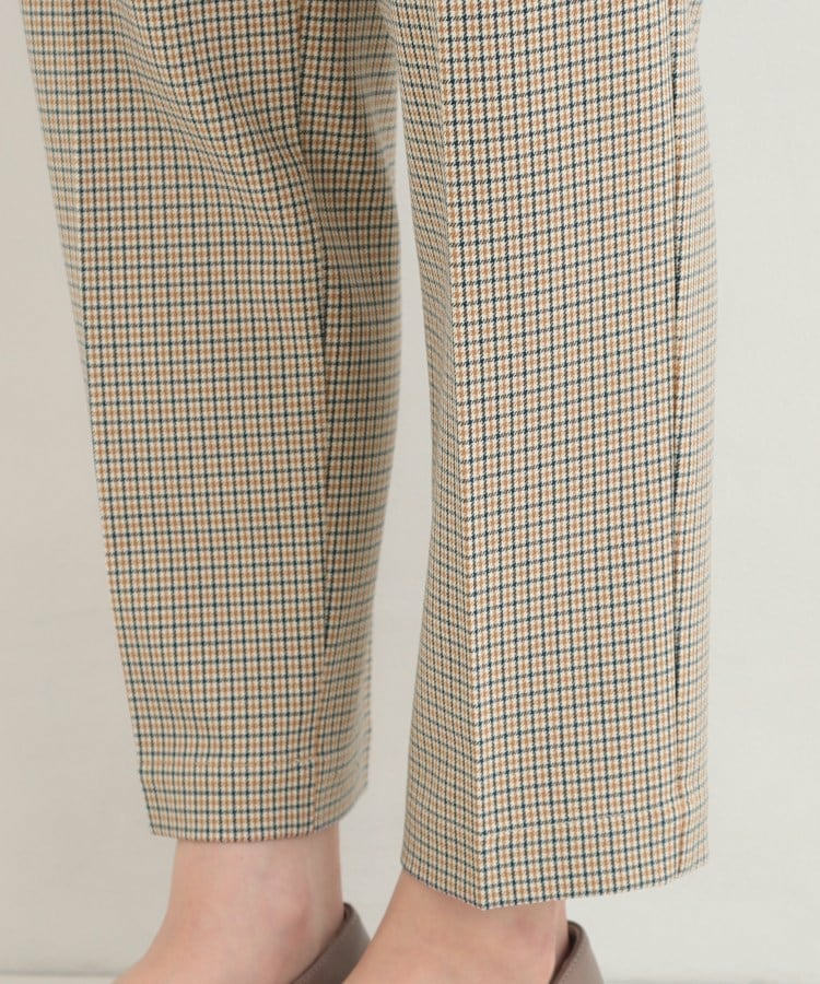 【洗濯機可/S-LL】ベルト風デザインがアクセント きれい見えテーパードパンツ25