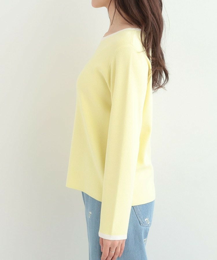 【洗濯機可/S-LL/アンサンブル可】配色クルーネックニット19