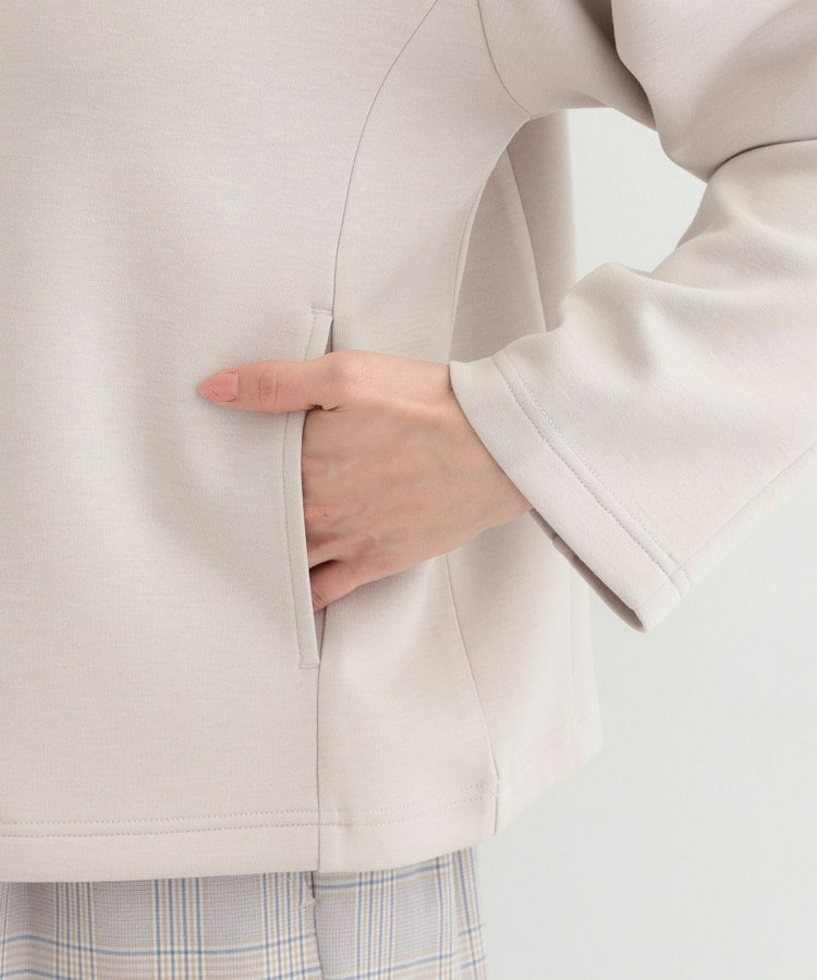 【セットアップ可能/S-LL/なめらかタッチ】ノーカラージップブルゾン19