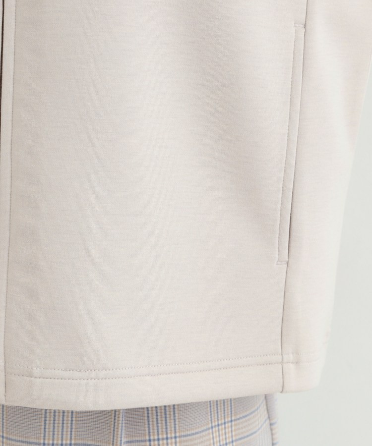 【セットアップ可能/S-LL/なめらかタッチ】ノーカラージップブルゾン20