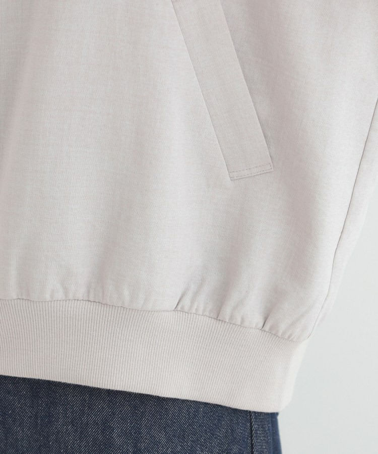 麻調リブブルゾン20