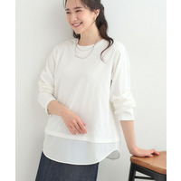 レイヤードスタイルにおすすめ 裾切り替え スムースロンT