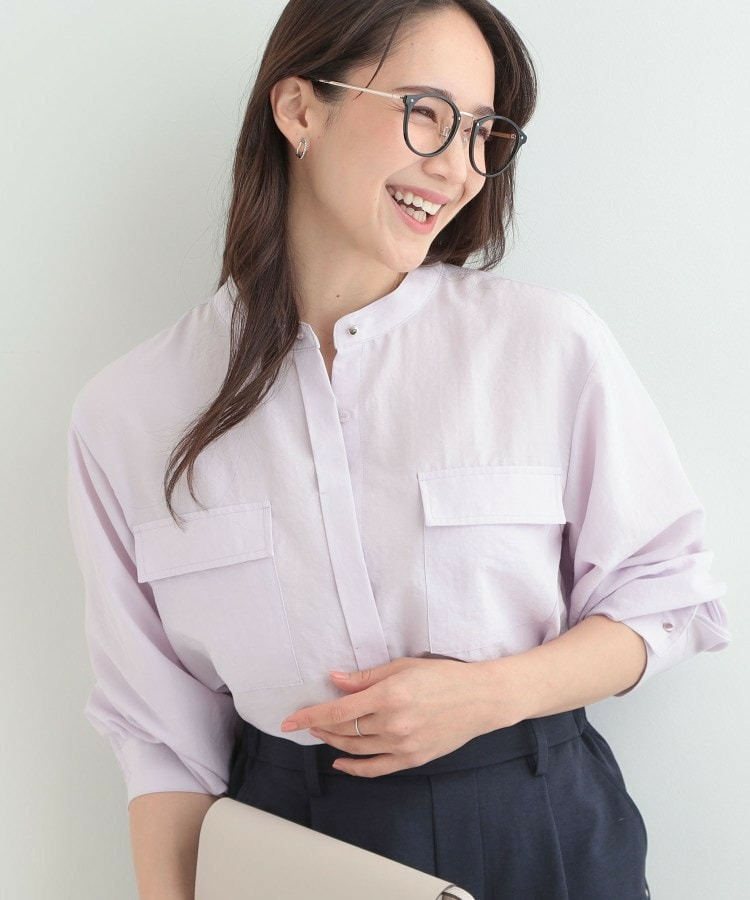 【洗濯後シワになりにくい/UV】フラップポケットシャツ1