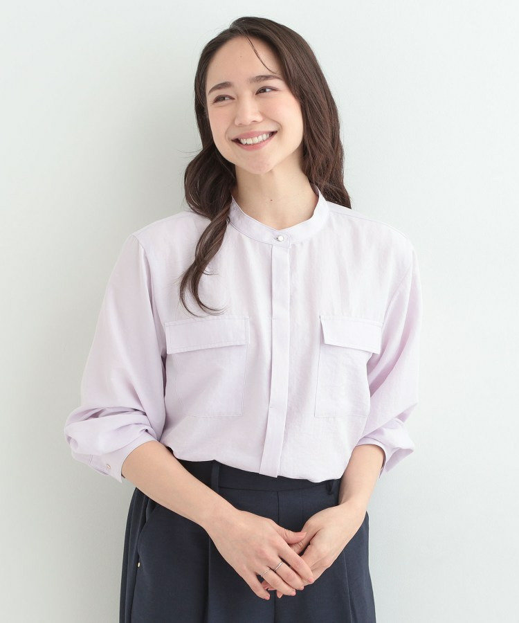 【洗濯後シワになりにくい/UV】フラップポケットシャツ10