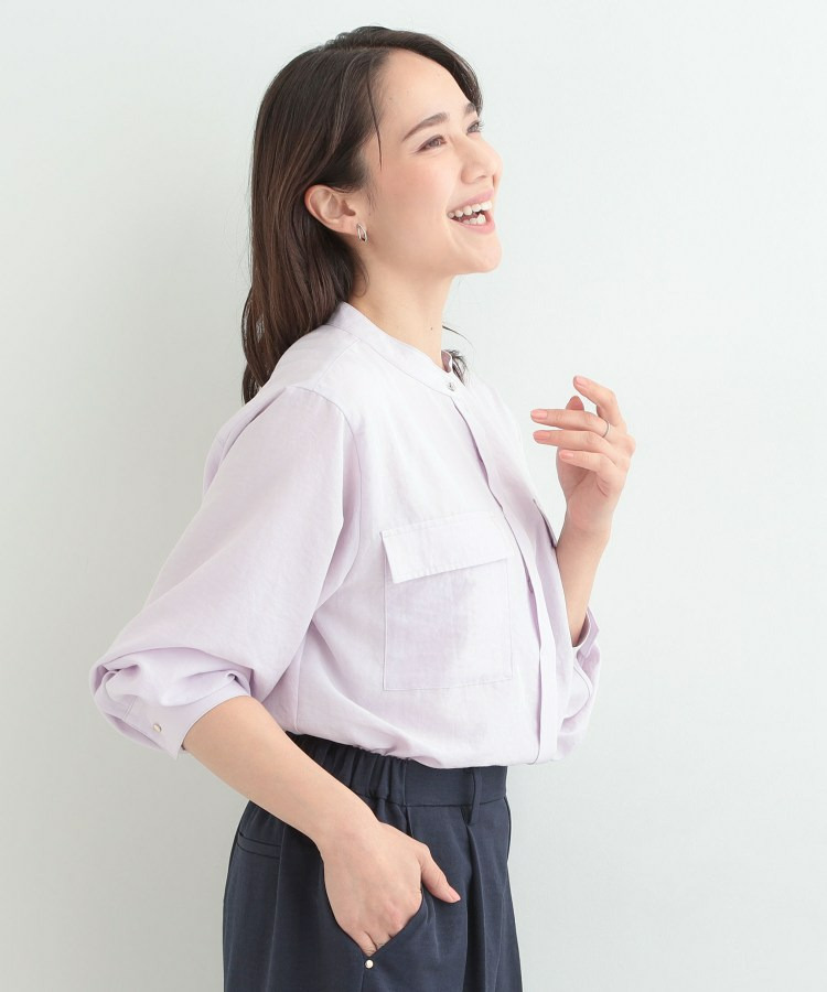 【洗濯後シワになりにくい/UV】フラップポケットシャツ11