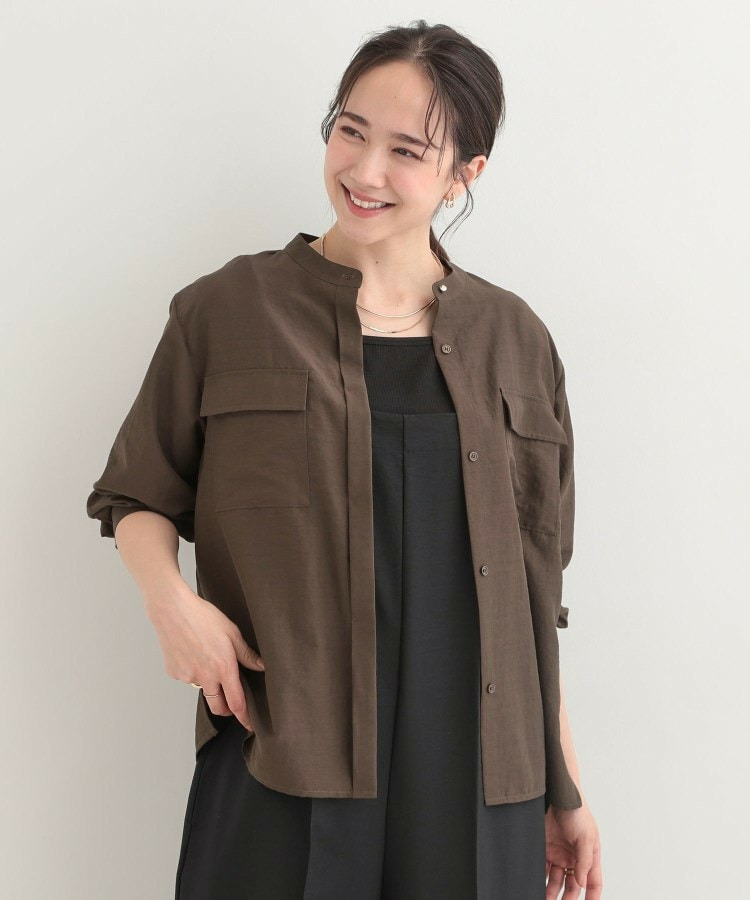 【洗濯後シワになりにくい/UV】フラップポケットシャツ2