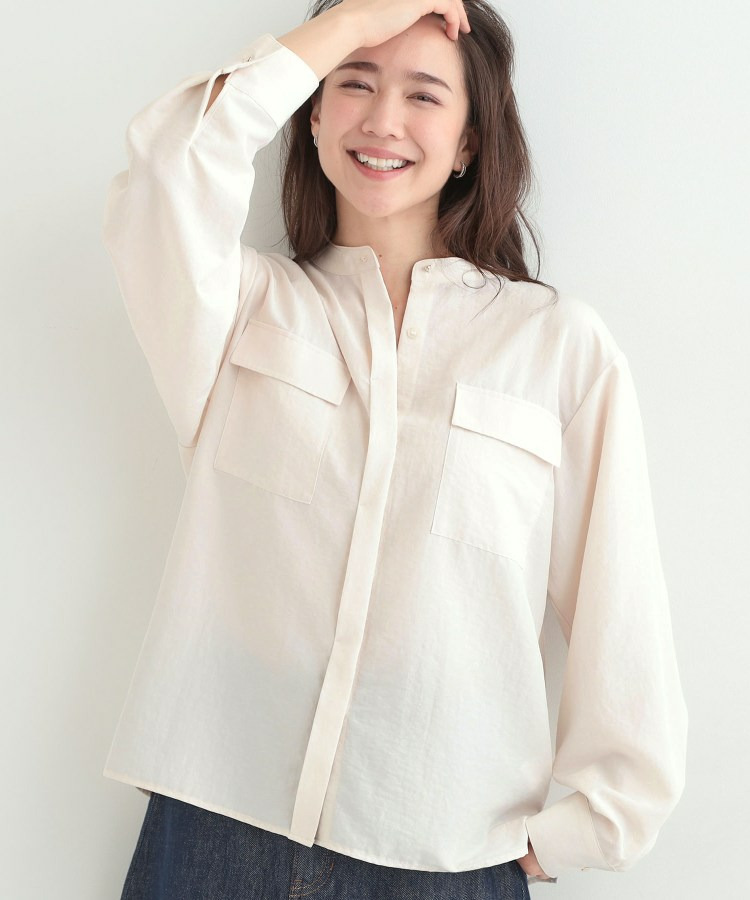 【洗濯後シワになりにくい/UV】フラップポケットシャツ1