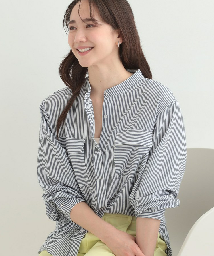 【洗濯後シワになりにくい/UV】フラップポケットシャツ1