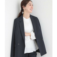 【洗濯機可/イージーケア/UV】オンオフ使える　ゆったりダブルジャケット